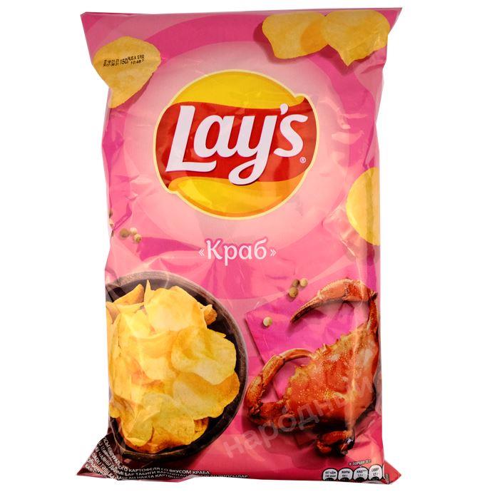 Чипсы lay's краб